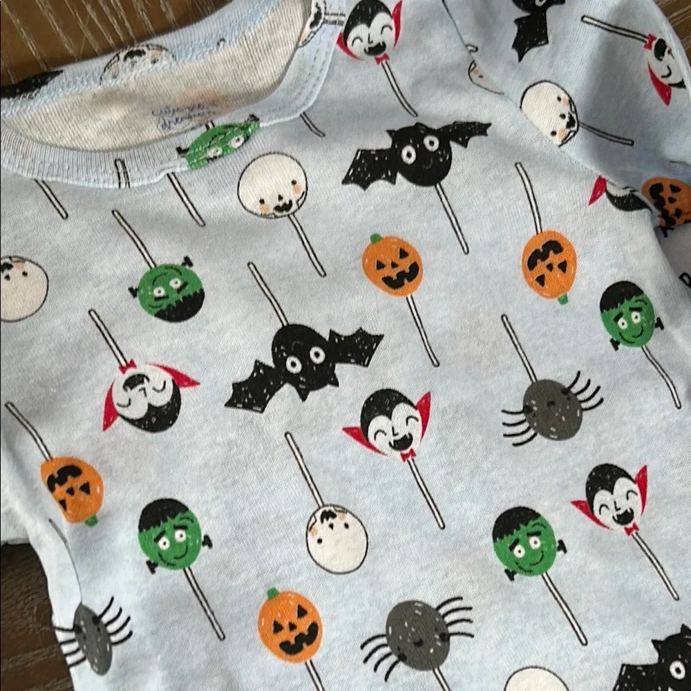 NWT! 4 Piece Set Halloween Holiday Bakery Cake Pop Candy Pajama 18 months baby